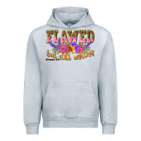 Heather Grey flawed but still worthy romans 5 8 Urban Hoodie - NancyCooperArtShop