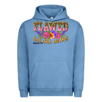 Pigment Pebble Blue flawed but still worthy romans 5 8 Urban Hoodie - NancyCooperArtShop