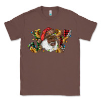 Chestnut african american santa joy with sunflowers Classic Tee - RanaPortraitStore