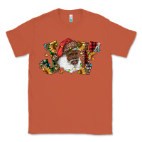 Copper african american santa joy with sunflowers Classic Tee - RanaPortraitStore