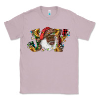 Lilac african american santa joy with sunflowers Classic Tee - RanaPortraitStore