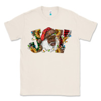 Natural african american santa joy with sunflowers Classic Tee - RanaPortraitStore