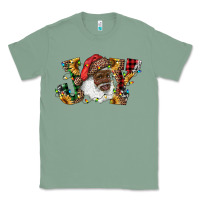 Sage african american santa joy with sunflowers Classic Tee - RanaPortraitStore