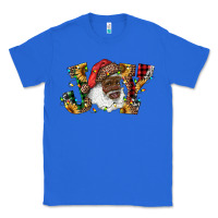 True Royal african american santa joy with sunflowers Classic Tee - RanaPortraitStore