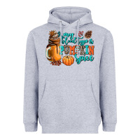 Heather Grey my blood type is pumpkin spice Heavyweight Hoodie - AdoDesignShop