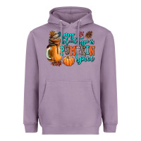 Lavender my blood type is pumpkin spice Heavyweight Hoodie - AdoDesignShop