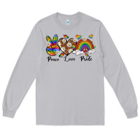 Moon Dust peace love pride Long Sleeve Tee - texasbilliewilder