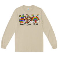 Mushroom peace love pride Long Sleeve Tee - texasbilliewilder