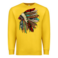 Lemon christmas indian headdress Premium Sweatshirt - JahusDesignShop