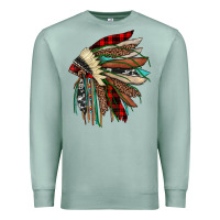 Seafoam christmas indian headdress Premium Sweatshirt - JahusDesignShop