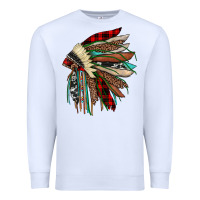 White christmas indian headdress Premium Sweatshirt - JahusDesignShop