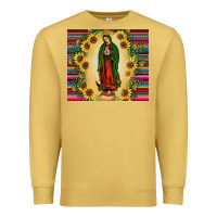Antique Gold our lady of guadalupe Premium Sweatshirt - JahusDesignShop
