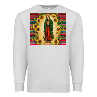 Dove Grey our lady of guadalupe Premium Sweatshirt - JahusDesignShop