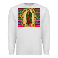 Oatmeal Heather our lady of guadalupe Premium Sweatshirt - JahusDesignShop