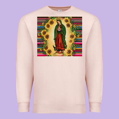 Our Lady Of Guadalupe Premium Sweatshirt Designed By Jahusdesignshop