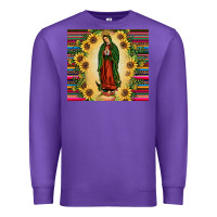 Purple our lady of guadalupe Premium Sweatshirt - JahusDesignShop