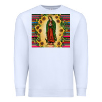White our lady of guadalupe Premium Sweatshirt - JahusDesignShop