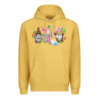 Antique Gold easter gnomies Premium Hoodie - MaliasSmallBusiness