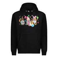 Black easter gnomies Premium Hoodie - MaliasSmallBusiness
