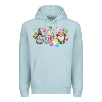 Blue Mist easter gnomies Premium Hoodie - MaliasSmallBusiness
