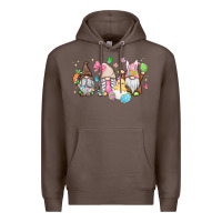 Coffee easter gnomies Premium Hoodie - MaliasSmallBusiness