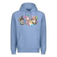 Colony Blue easter gnomies Premium Hoodie - MaliasSmallBusiness