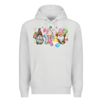 Dove Grey easter gnomies Premium Hoodie - MaliasSmallBusiness
