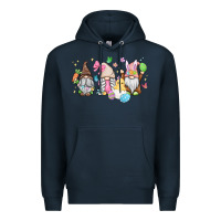 Navy easter gnomies Premium Hoodie - MaliasSmallBusiness