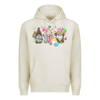 Oatmeal Heather easter gnomies Premium Hoodie - MaliasSmallBusiness