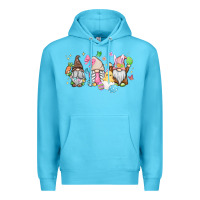 Ocean Blue easter gnomies Premium Hoodie - MaliasSmallBusiness