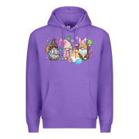 Purple easter gnomies Premium Hoodie - MaliasSmallBusiness