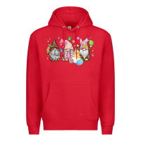Red easter gnomies Premium Hoodie - MaliasSmallBusiness