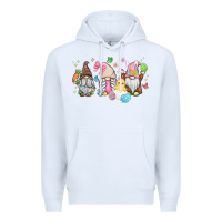 White easter gnomies Premium Hoodie - MaliasSmallBusiness