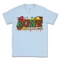 Dusty Blue aunt softball Classic Tee - Zillion Design Studio