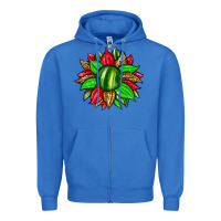True Royal watermelon sunflower Zipper Hoodie - Zillion Design Studio