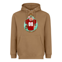 Toasted Coconut american football and western roses teardrop Heavyweight Hoodie - BundleAndBundleShop