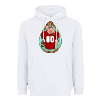 White american football and western roses teardrop Heavyweight Hoodie - BundleAndBundleShop