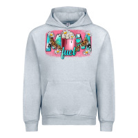 Heather Grey mom fuel Urban Hoodie - NancyCooperArtShop