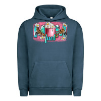 Pigment Midnight Navy mom fuel Urban Hoodie - NancyCooperArtShop
