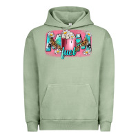 Pigment Oil Green mom fuel Urban Hoodie - NancyCooperArtShop