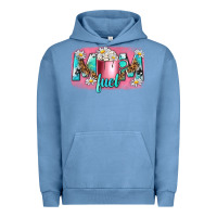Pigment Pebble Blue mom fuel Urban Hoodie - NancyCooperArtShop