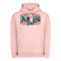Pigment Salmon mom fuel Urban Hoodie - NancyCooperArtShop