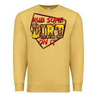 Antique Gold rub some dirt on it softball Premium Sweatshirt - Jasminsmagicworld