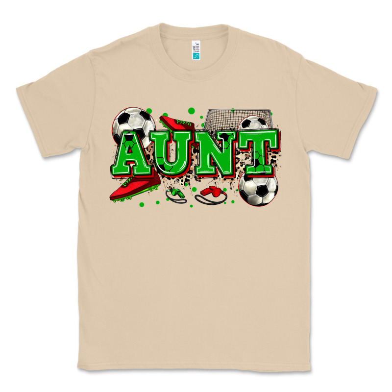 Aunt Soccer Classic Tee by Zillion Design Studio | Teevron