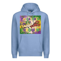 Colony Blue i'm catchin' if you're throwin Premium Hoodie - MaliasSmallBusiness