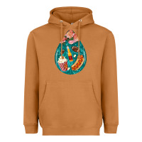 Meerkat american football and western roses teardrop Heavyweight Hoodie - BundleAndBundleShop