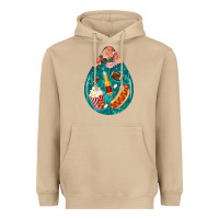 Mushroom american football and western roses teardrop Heavyweight Hoodie - BundleAndBundleShop