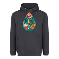 Smoke american football and western roses teardrop Heavyweight Hoodie - BundleAndBundleShop
