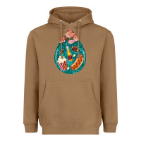 Toasted Coconut american football and western roses teardrop Heavyweight Hoodie - BundleAndBundleShop