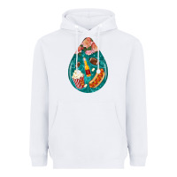 White american football and western roses teardrop Heavyweight Hoodie - BundleAndBundleShop